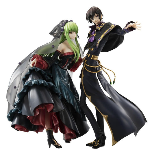 Code Geass: Lelouch of the Rebellion Pack de 2 Serie G.E.M. Precious Estatua L.L. & C.C. 20th Anniversary 25 cm