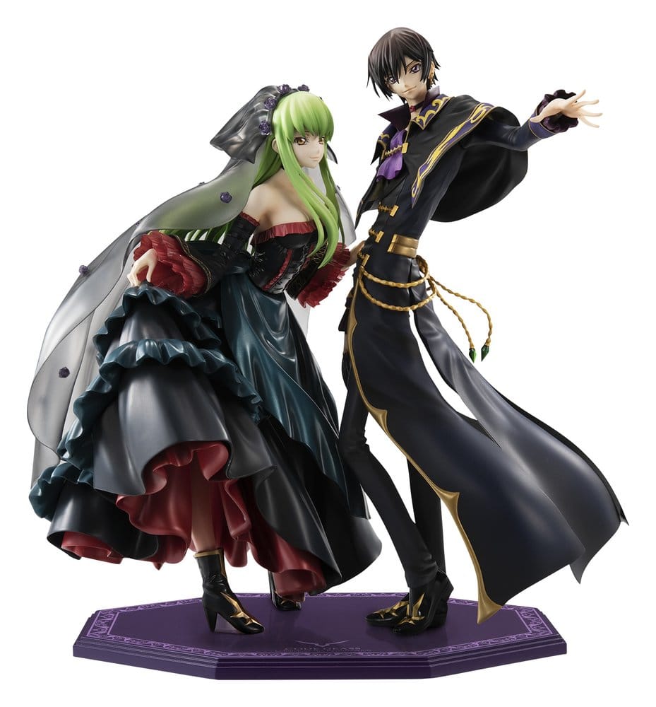 Code Geass: Lelouch of the Rebellion Pack de 2 Serie G.E.M. Precious Estatua L.L. & C.C. 20th Anniversary 25 cm