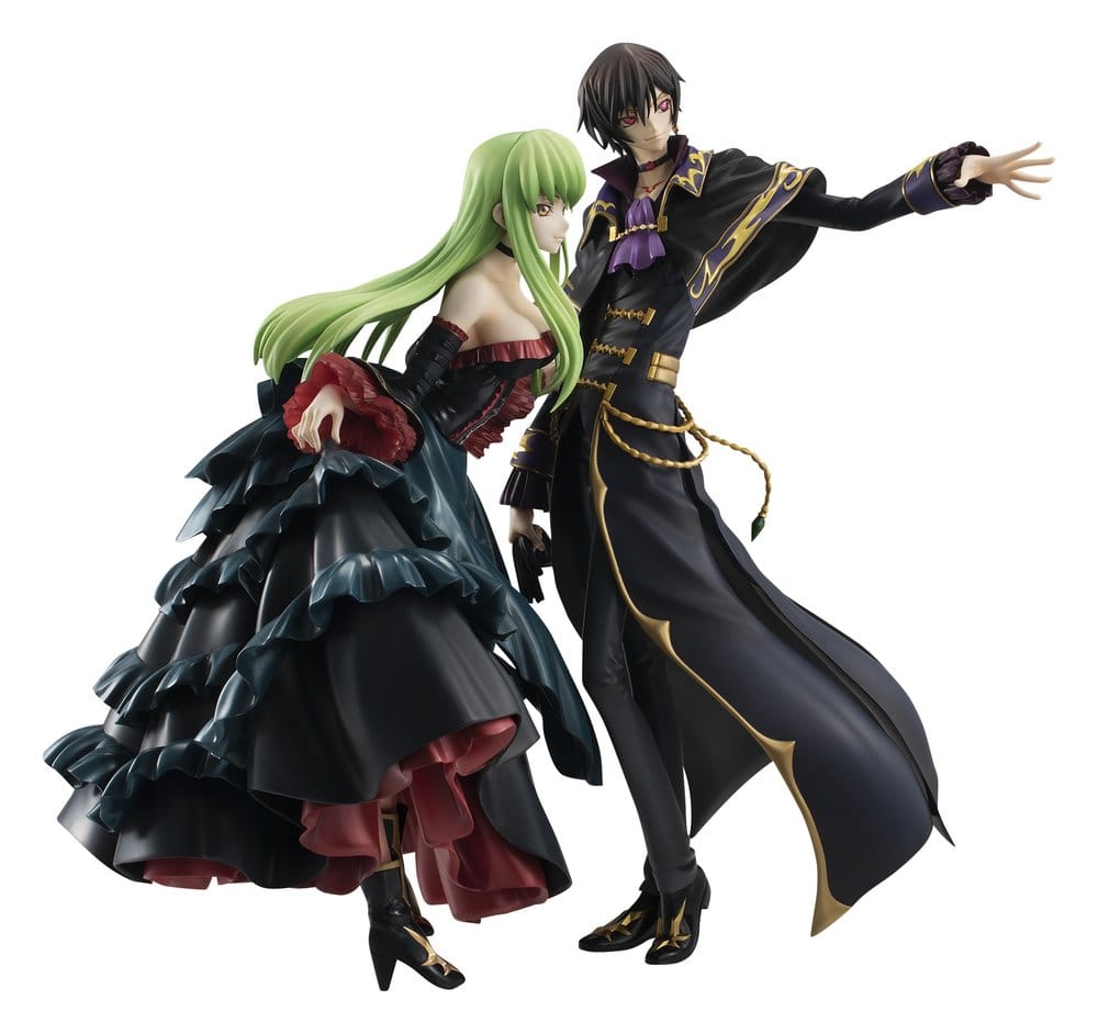 Code Geass: Lelouch of the Rebellion Pack de 2 Serie G.E.M. Precious Estatua L.L. & C.C. 20th Anniversary 25 cm