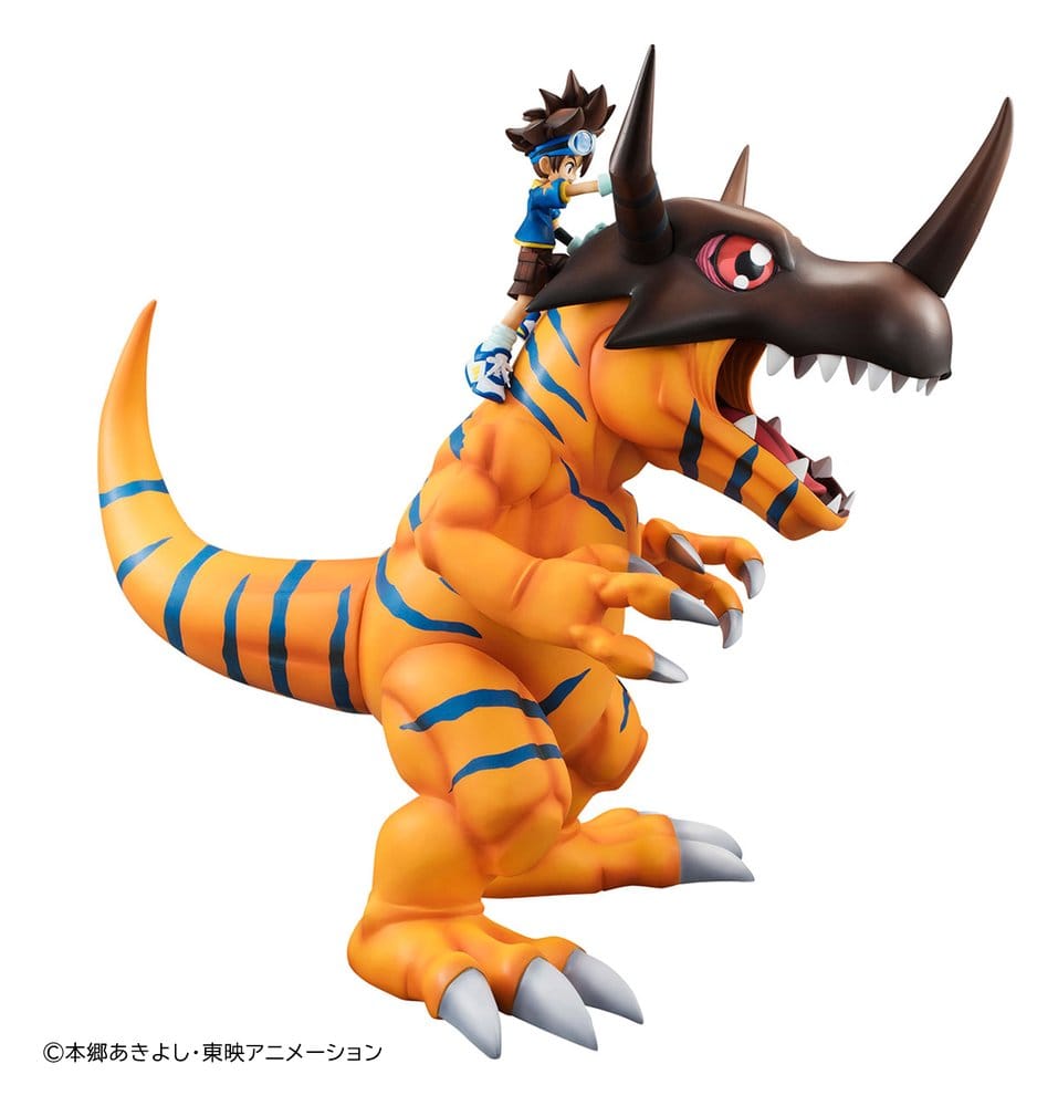Digimon Adventure Figura PVC Precious G.E.M. Series Greymon & Taichi Yagami 25 cm (Repeat)