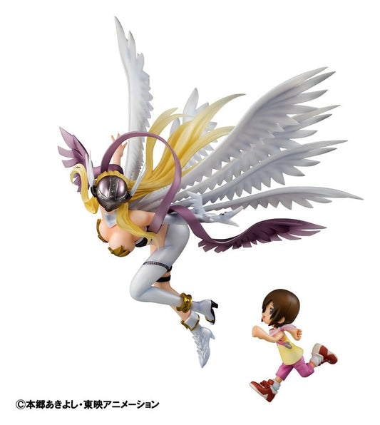 Digimon Adventure Serie Precious G.E.M. Estatua PVC Angewomon & Hikari Yagami 22 cm