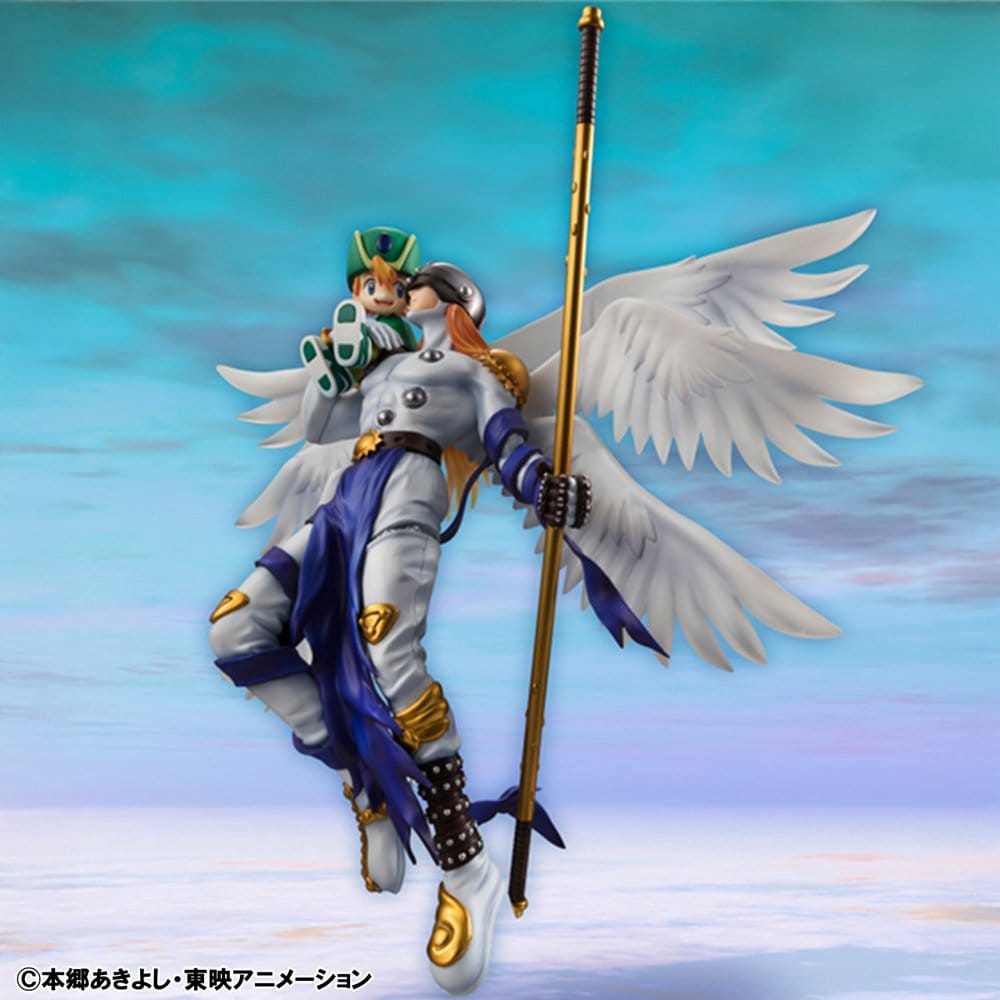 Digimon Adventure G.E.M. Series Figura PVC Angemon & Takeru Takaishi 22 cm (Repeat)