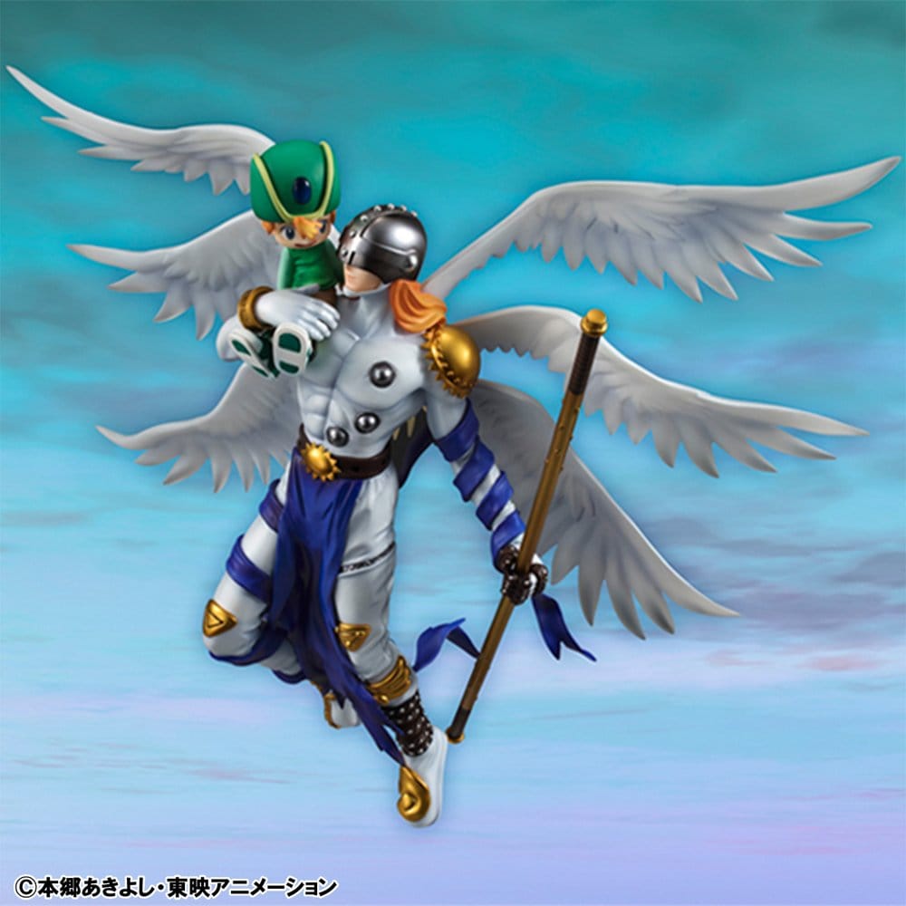 Digimon Adventure G.E.M. Series Figura PVC Angemon & Takeru Takaishi 22 cm (Repeat)
