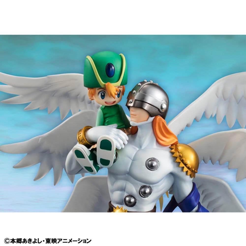 Digimon Adventure G.E.M. Series Figura PVC Angemon & Takeru Takaishi 22 cm (Repeat)