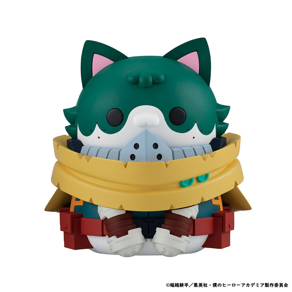 My Hero Academia Mega Cat Project Nyanto! The Big Heroaca Cats Series pack de 3 Figuras Izuku Midoriya & Katsuki Bakugo & Shoto Todoroki 12 cm