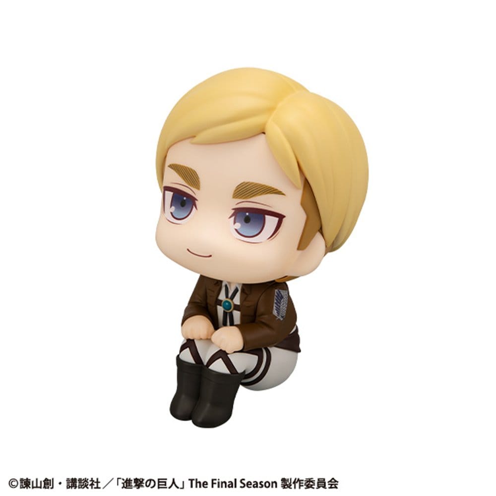 Attack on Titan Estatuas PVC Look Up Hange Zoe & Erwin Smith (with gift) 11 cm