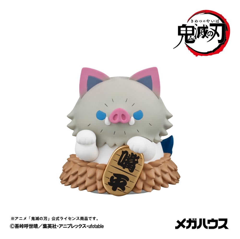 Demon Slayer: Kimetsu no Yaiba Mega Cat Project Pack de 8 Figuras PVC 6 cm (with gift)