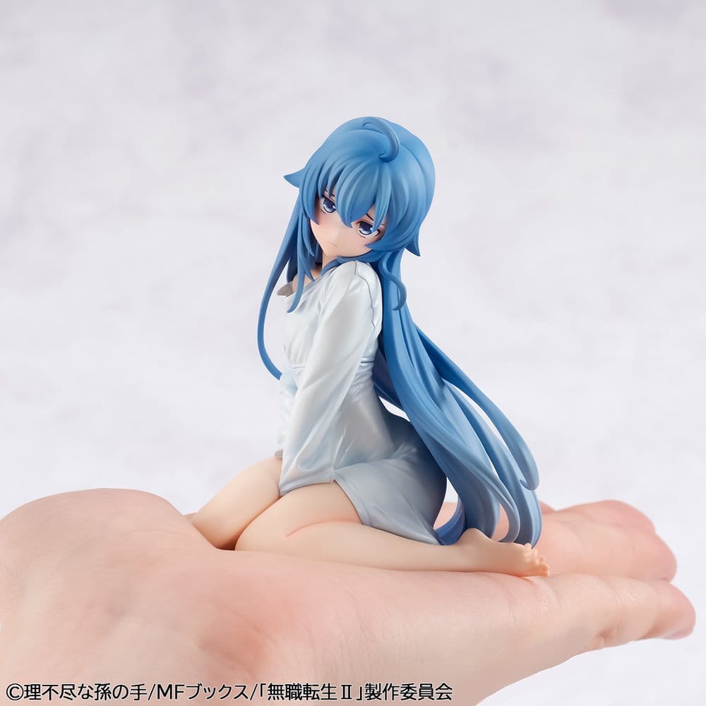 Mushoku Tensei Jobless Reincarnation Estatua PVC Melty Princess Roxy Peeping Ver. Palm Size 9 cm