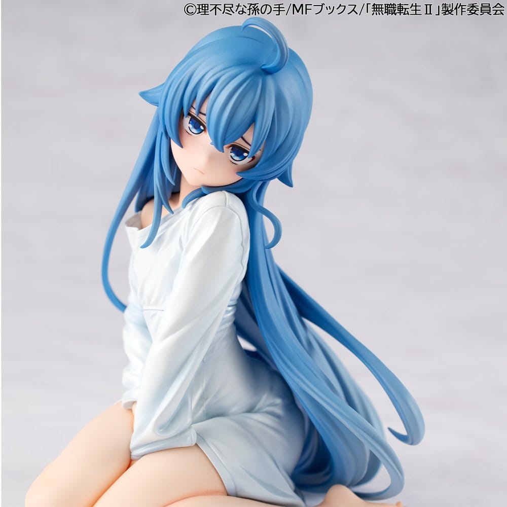 Mushoku Tensei Jobless Reincarnation Estatua PVC Melty Princess Roxy Peeping Ver. Palm Size 9 cm