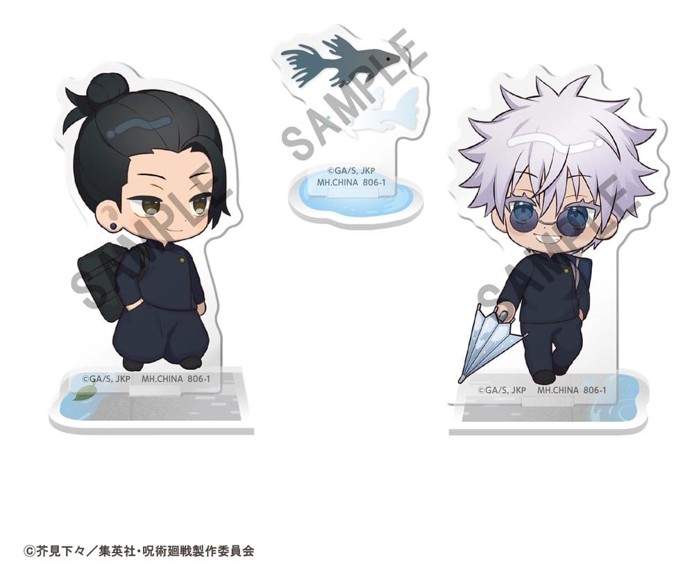 Jujutsu Kaisen Buddycolle Soporte Acrílico 5th Anniversary A Suguru Geto & Satoru Gojo (Hidden Inventory/Premature Death Ver.) 10 cm