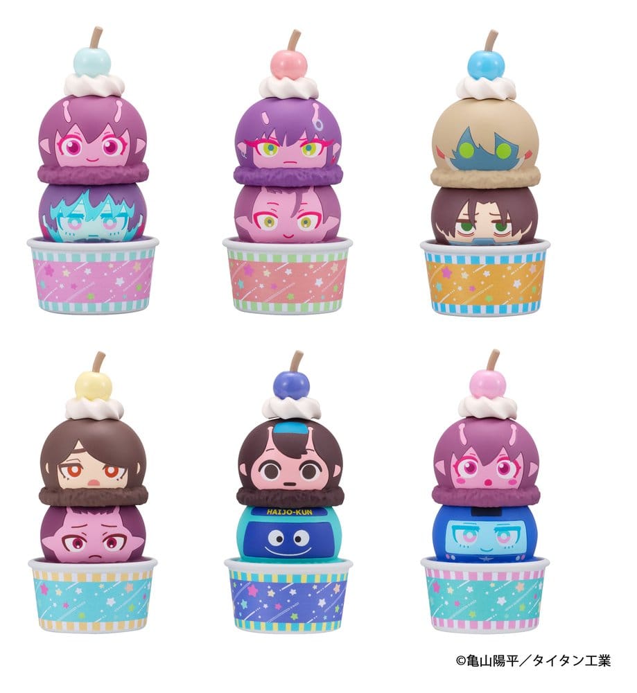 Milky Subway The Galactic Limited Express Figuras Mini Tsumichen Stack up & Change 8 cm Blind Box Surtido (6)