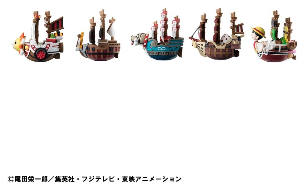 One Piece YuraColle Series Figuras Mini Grand Line Collection Set Vol.3 6 cm
