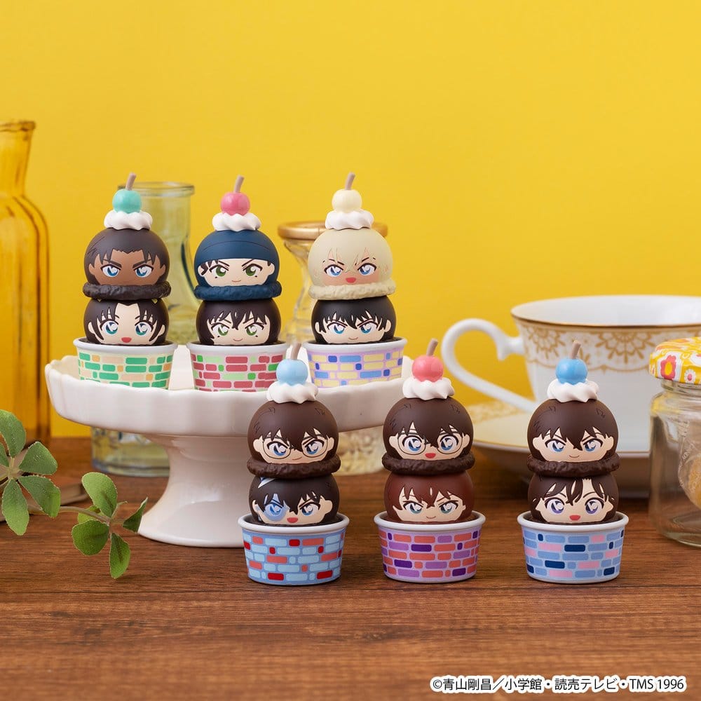 Detective Conan Tsumichen Stack up & Change Figuras Mini 8 cm Blind Box Surtido (6)