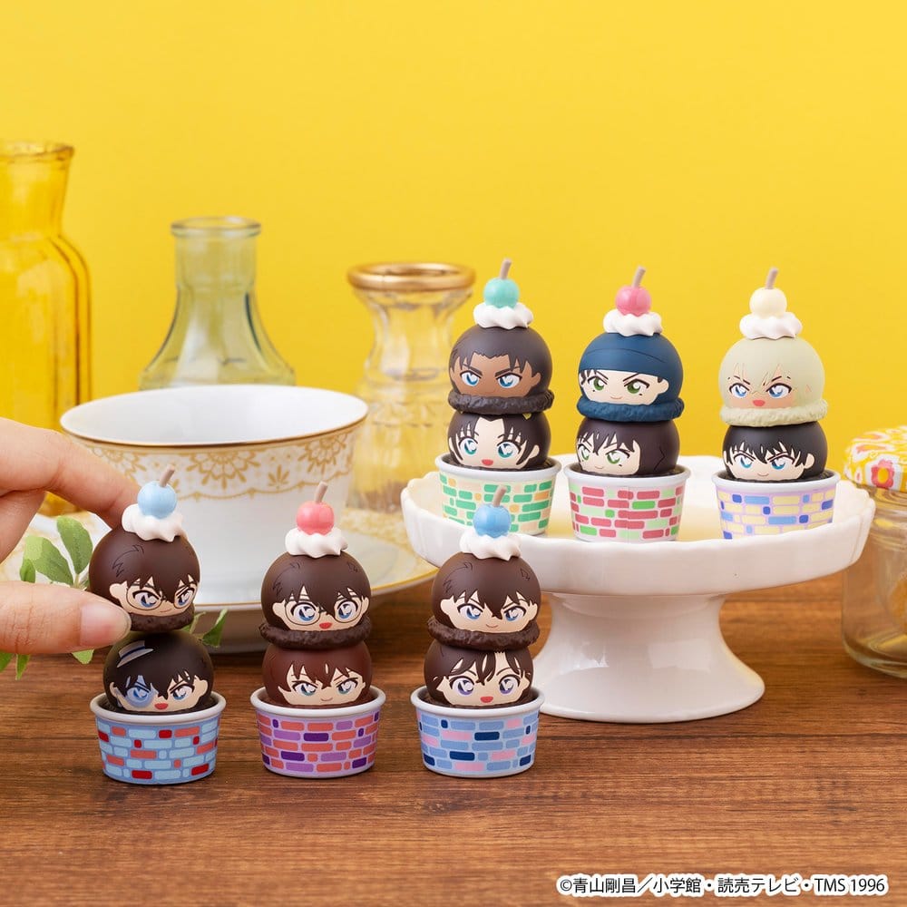 Detective Conan Tsumichen Stack up & Change Figuras Mini 8 cm Blind Box Surtido (6)
