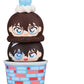 Detective Conan Tsumichen Stack up &amp; Change Figuras Mini 8 cm Blind Box Surtido (6) (with gift)