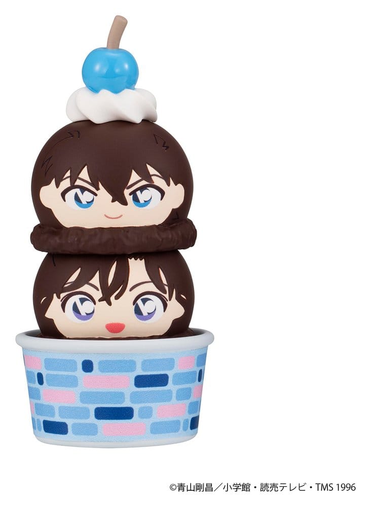 Detective Conan Tsumichen Stack up &amp; Change Figuras Mini 8 cm Blind Box Surtido (6) (with gift)