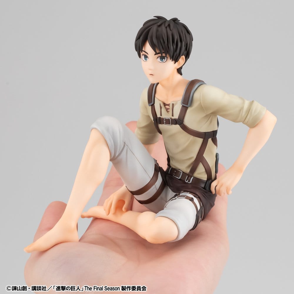 Attack on Titan Figura PVC G.E.M. Series Eren Yeager Palm Size 10 cm