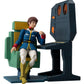 Mobile Suit Gundam Diorama G.M.G. Collection EX White Base Bridge Radio Operator Desk Set 10 cm (with gift)