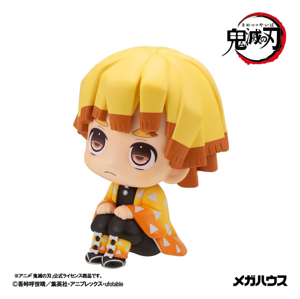 Demon Slayer: Kimetsu no Yaiba Figura PVC Look Up Zenitsu Agatsuma Grumpy Ver. 11 cm