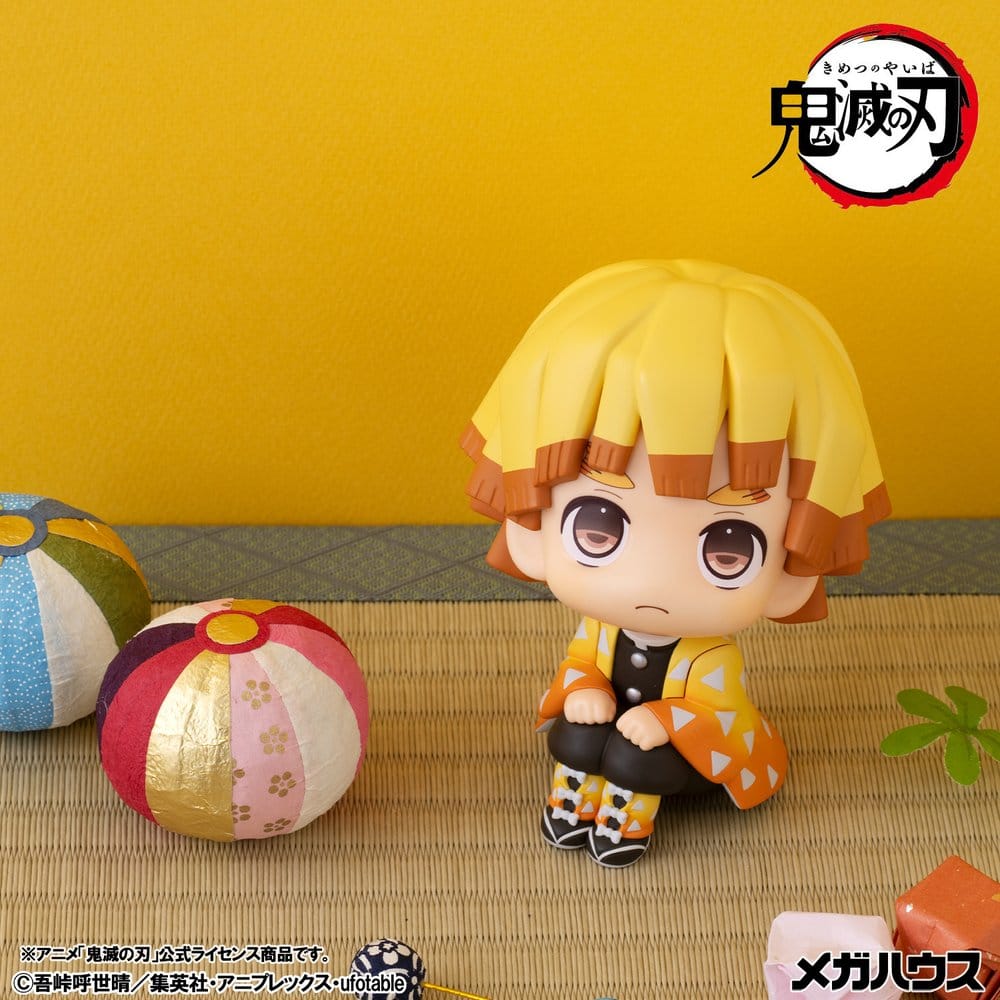 Demon Slayer: Kimetsu no Yaiba Figura PVC Look Up Zenitsu Agatsuma Grumpy Ver. 11 cm