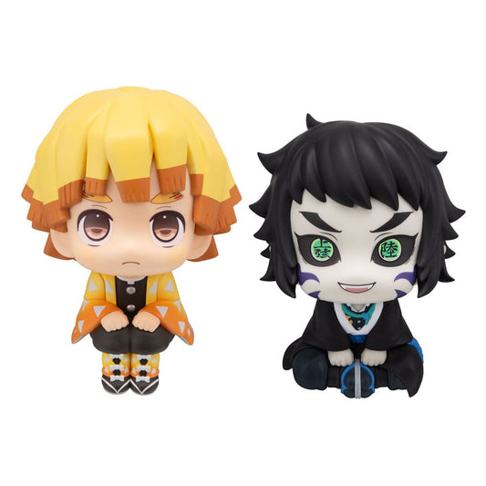 Demon Slayer: Kimetsu no Yaiba Pack de 2 Figuras PVC Look Up Zenitsu Agatsuma Grumpy Ver. & Kaigaku 11 cm (with gift)