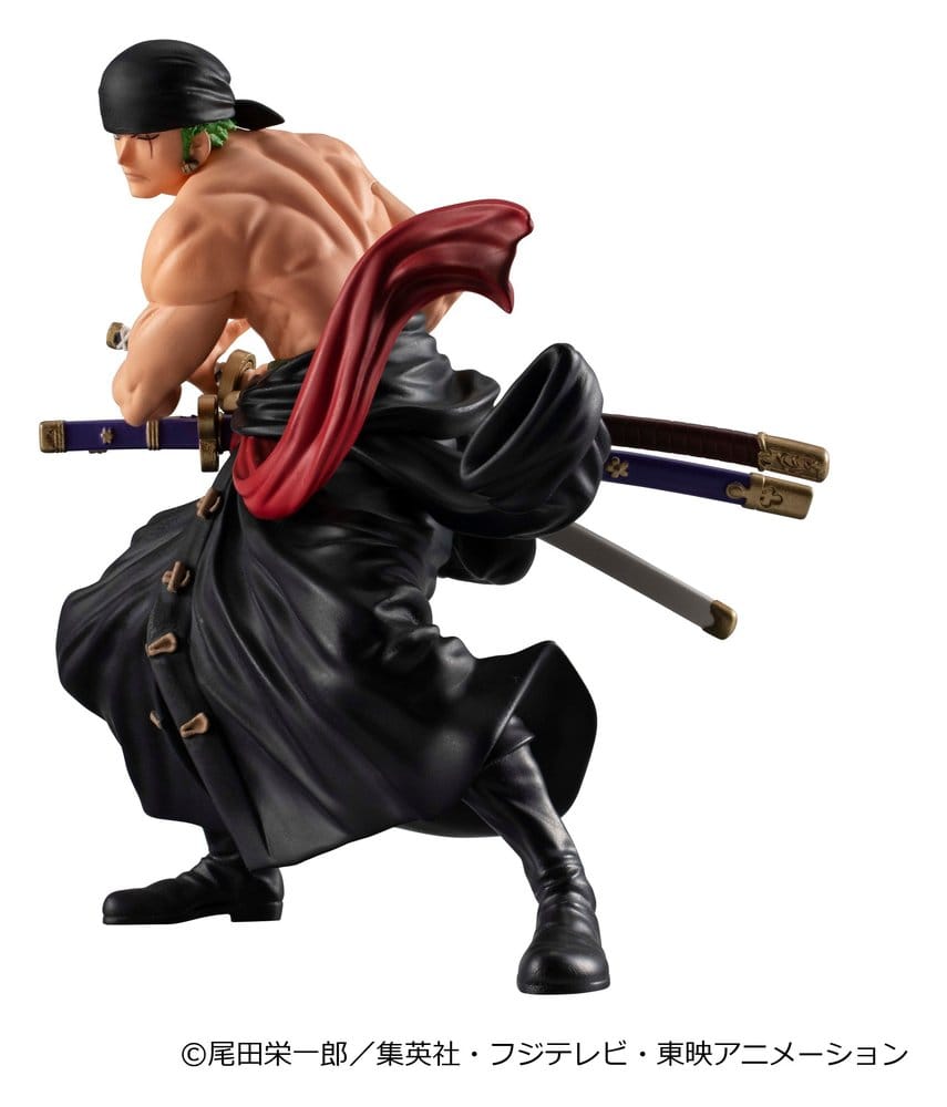 One Piece Wallstar Figura PVC Roronoa Zoro 9 cm