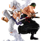 One Piece Wallstar Pack de 2 Figuras PVC Monkey D. Luffy Gear Fifth & Roronoa Zoro (with gift) 10 cm