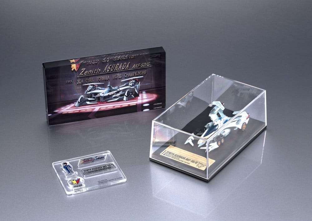 Future GPX Cyber Formula Cyber Formula Collection -Heritage Edition- Vehículo DX Asurada Zenith Asurada AKF-S0/G Roll Out Set 15 cm
