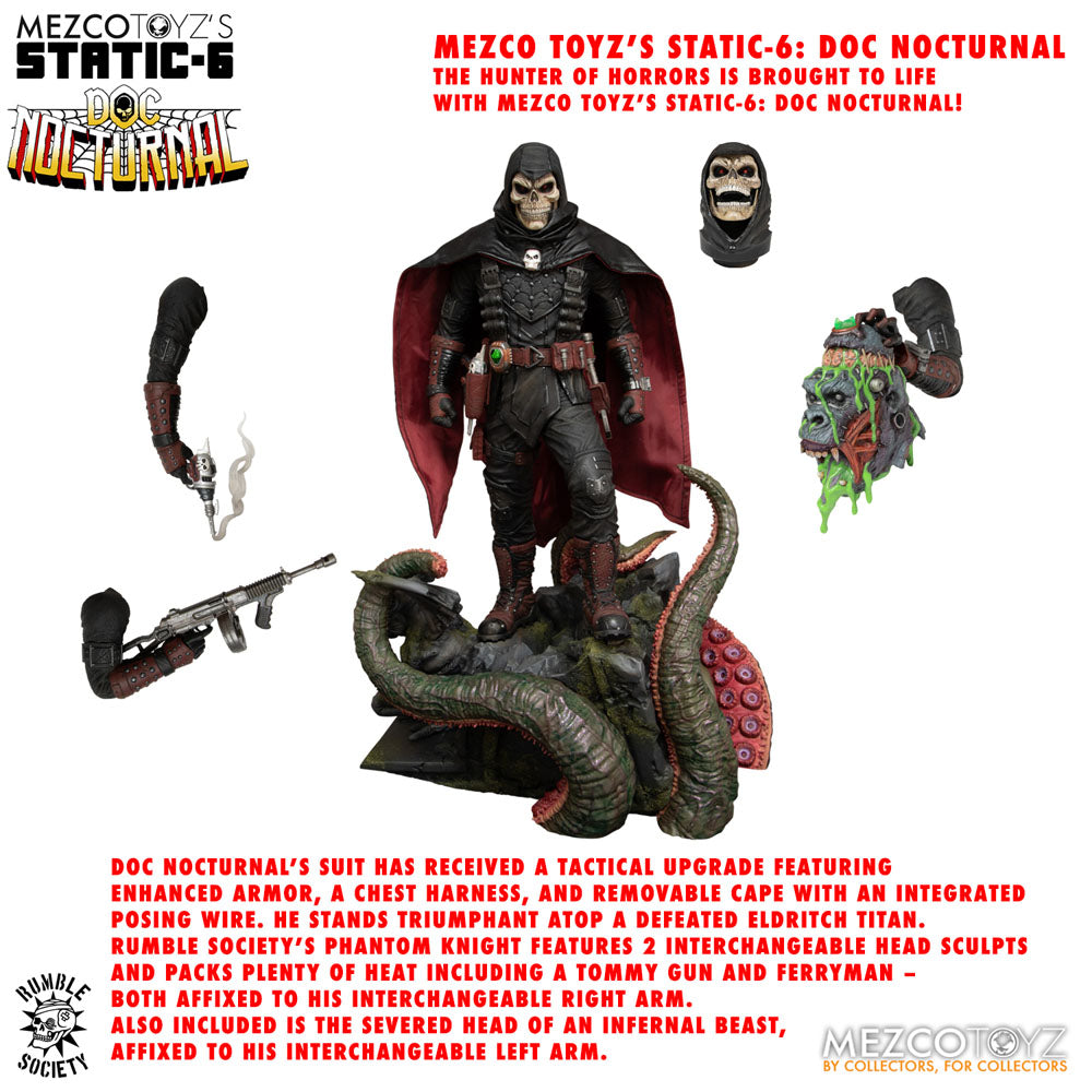 Original Character Estatua 1/6 PVC Static-6 Rumble Society - Doc Nocturnal 38 cm
