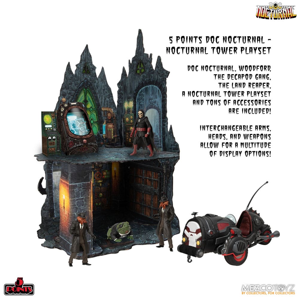 Doc Nocturnal Figuras 5 Points Nocturnal Tower Playset 9 cm