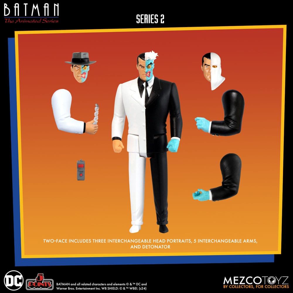 Batman: The Animated Series 2 Figuras 5 Points Deluxe Box Set 9 cm