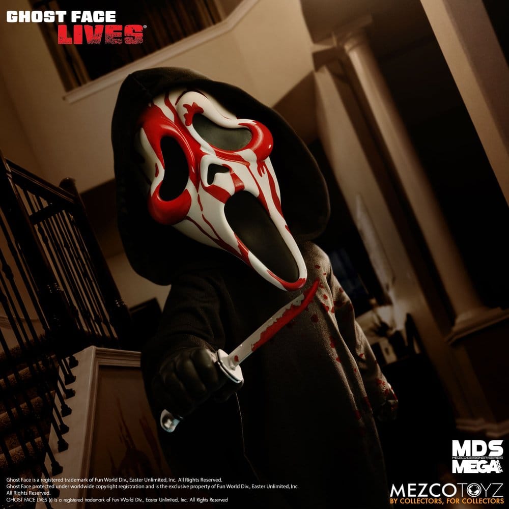Scream Muñeco MDS Roto Bloody Ghost Face 38 cm