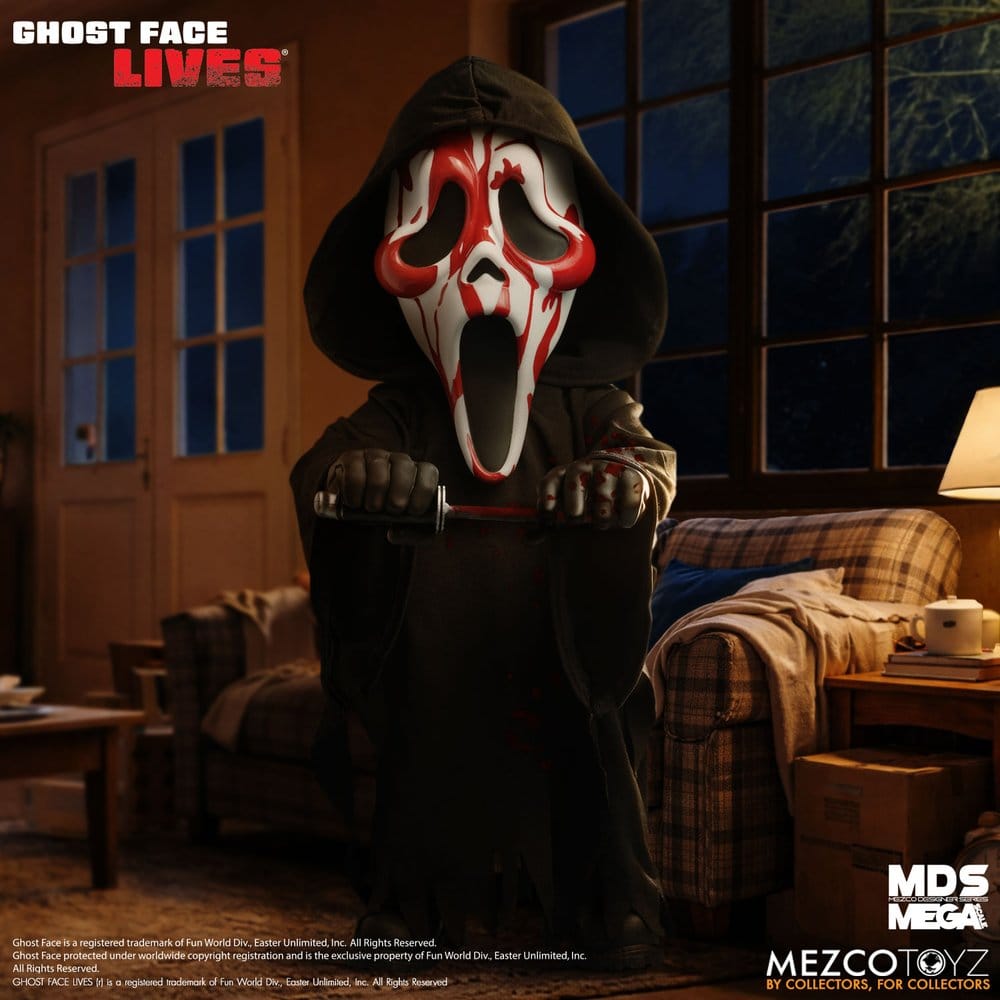 Scream Muñeco MDS Roto Bloody Ghost Face 38 cm