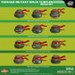 Las Tortugas Ninja One:12 Collective Figuras 1/12 Boxed Set 17 cm