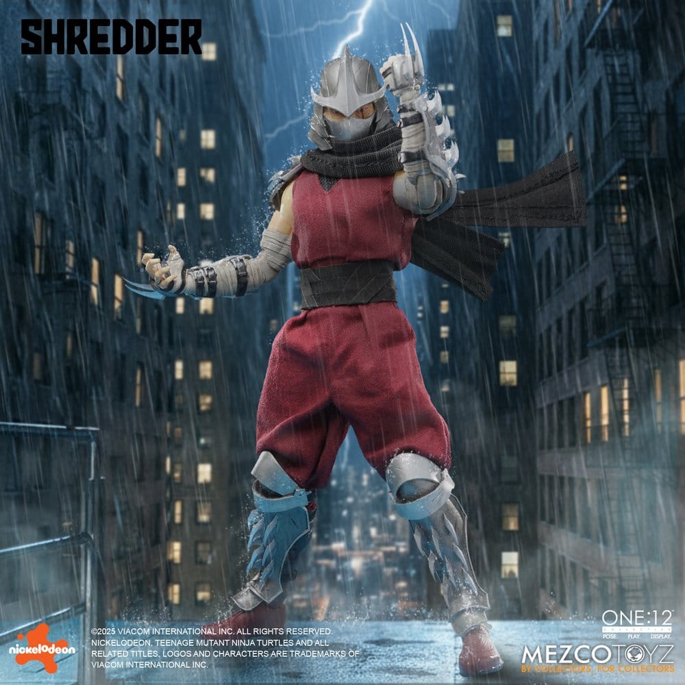 Las Tortugas Ninja Figura 1/12 Shredder 17 cm