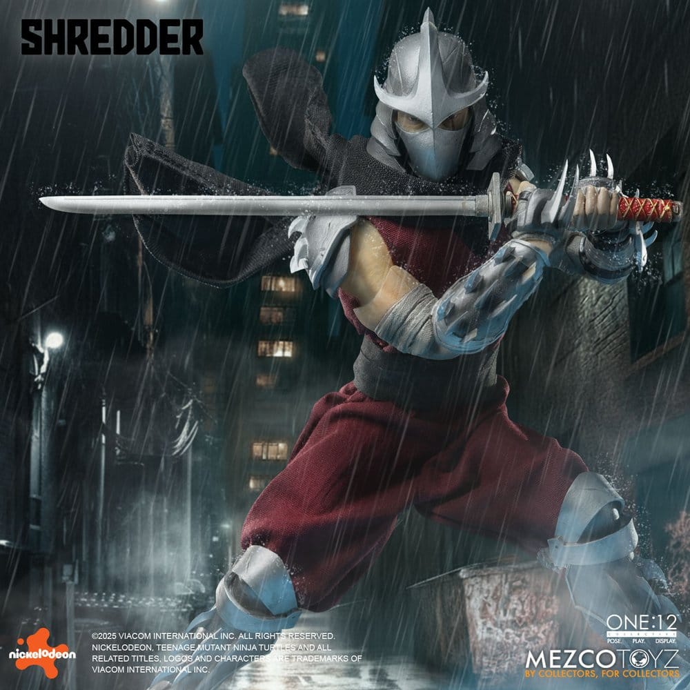 Las Tortugas Ninja Figura 1/12 Shredder 17 cm