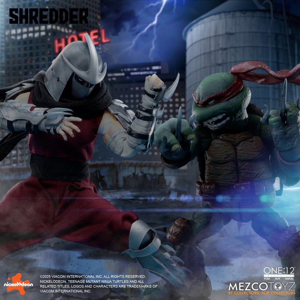 Las Tortugas Ninja Figura 1/12 Shredder 17 cm