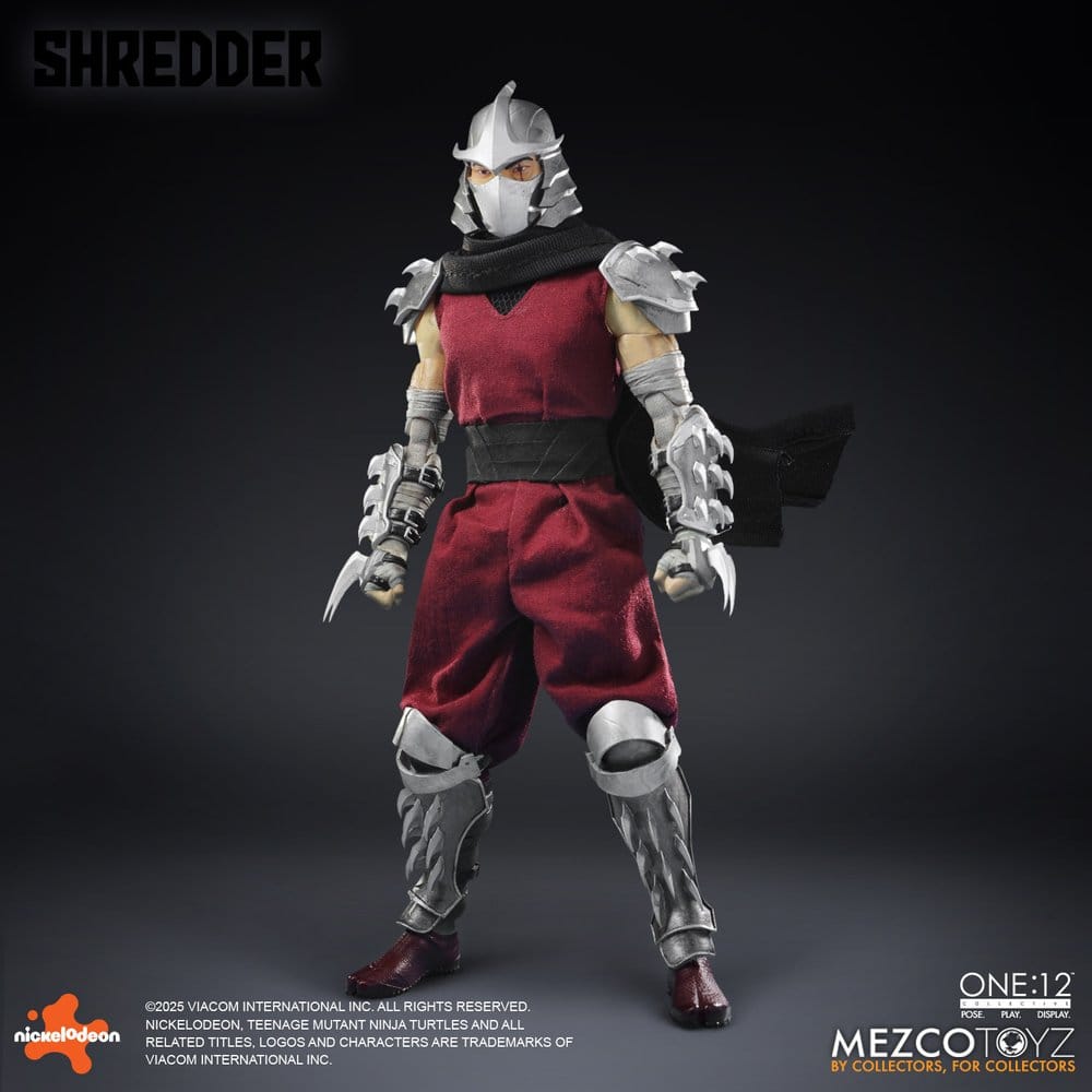 Las Tortugas Ninja Figura 1/12 Shredder 17 cm