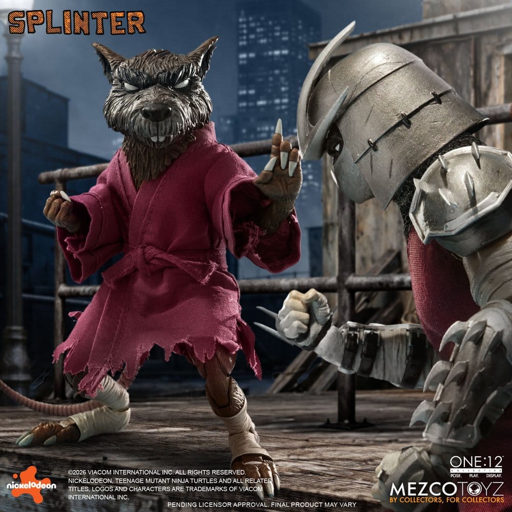 Las Tortugas Ninja One:12 Collective Figura 1/12 Splinter 17 cm