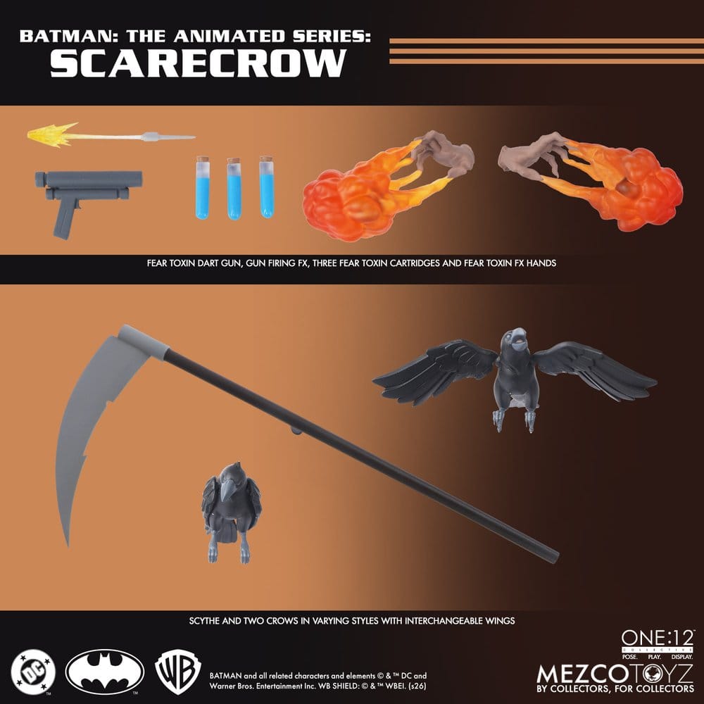 Batman: la serie animada One:12 Collective Figura Scarecrow 17 cm