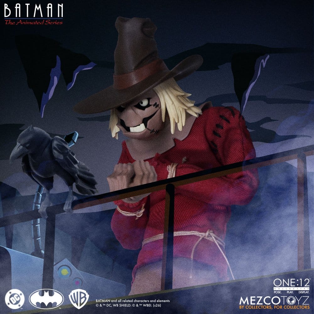 Batman: la serie animada One:12 Collective Figura Scarecrow 17 cm