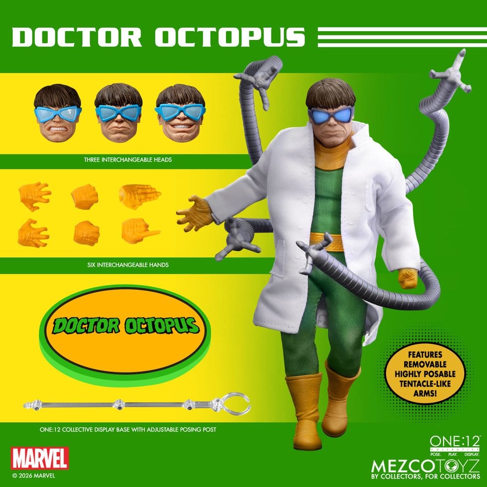 Marvel Comics One:12 Collective Figura 1/12 Doctor Octopus 16 cm