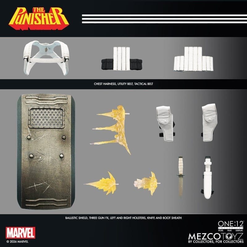 Marvel Comics One:12 Collective Figura 1/12 Punisher 17 cm