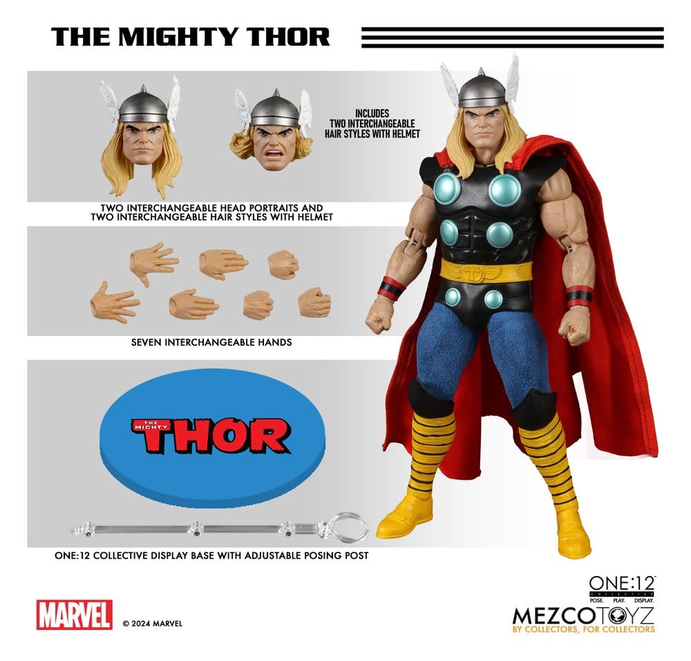 Marvel One:12 Collective Figura 1/12 The Mighty Thor 17 cm