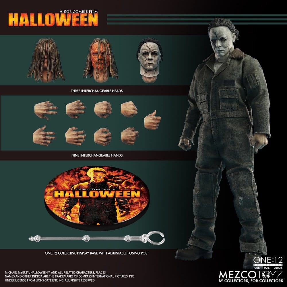 Halloween: El origen (2007) One:12 Collective Figura 1/12 Michael Myers 17 cm
