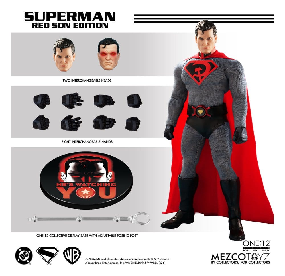 DC Comics One:12 Collective Figura 1/12 Superman: Red Son 17 cm