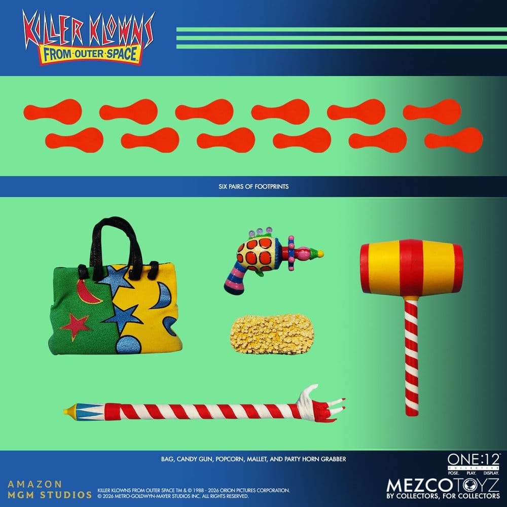 Killer Klowns From Outer Space One:12 Collective Figura 1/12 Jumbo 17 cm