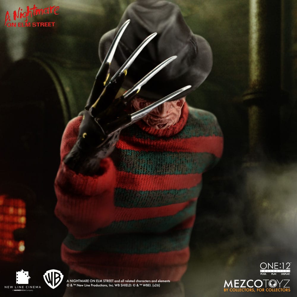 Pesadilla en Elm Street Figura 1/12 Freddy Krueger 17 cm