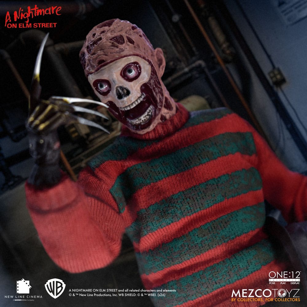 Pesadilla en Elm Street Figura 1/12 Freddy Krueger 17 cm