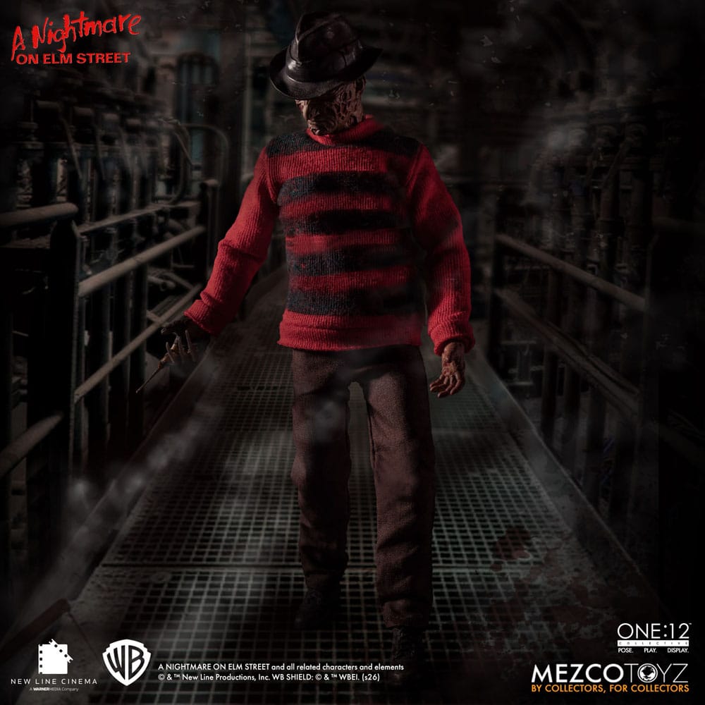 Pesadilla en Elm Street Figura 1/12 Freddy Krueger 17 cm